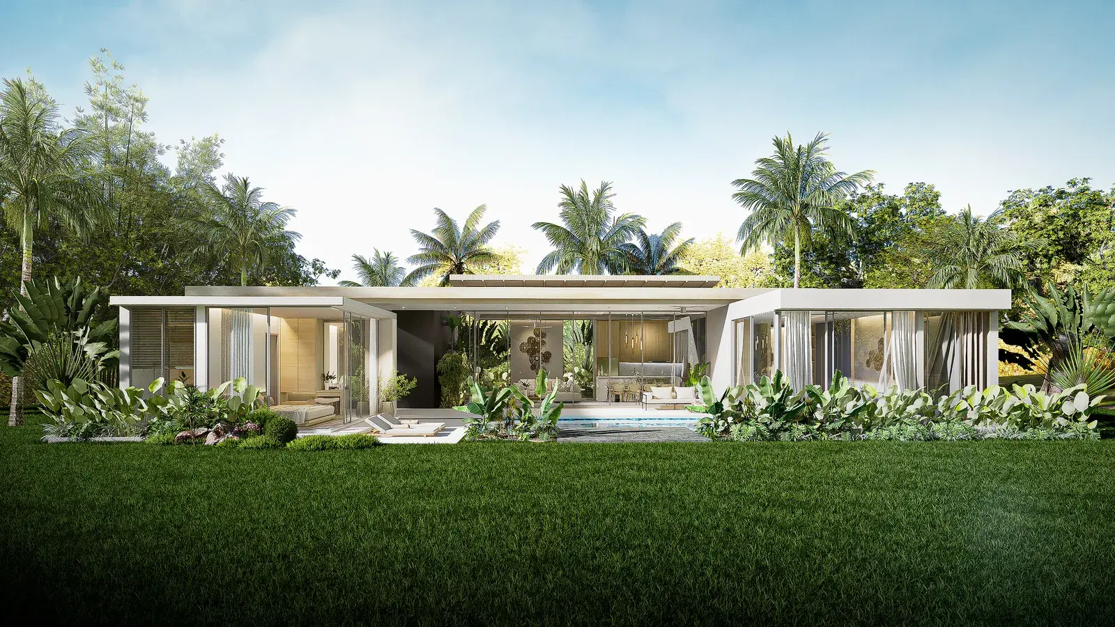 Amrits Luxury Villas - kameralny projekt willowy w Nai Yang