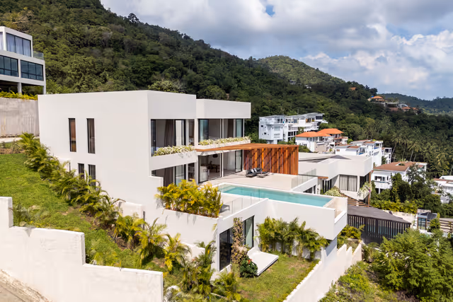 Azure Villa Chaweng - completed villa with bay view - 3