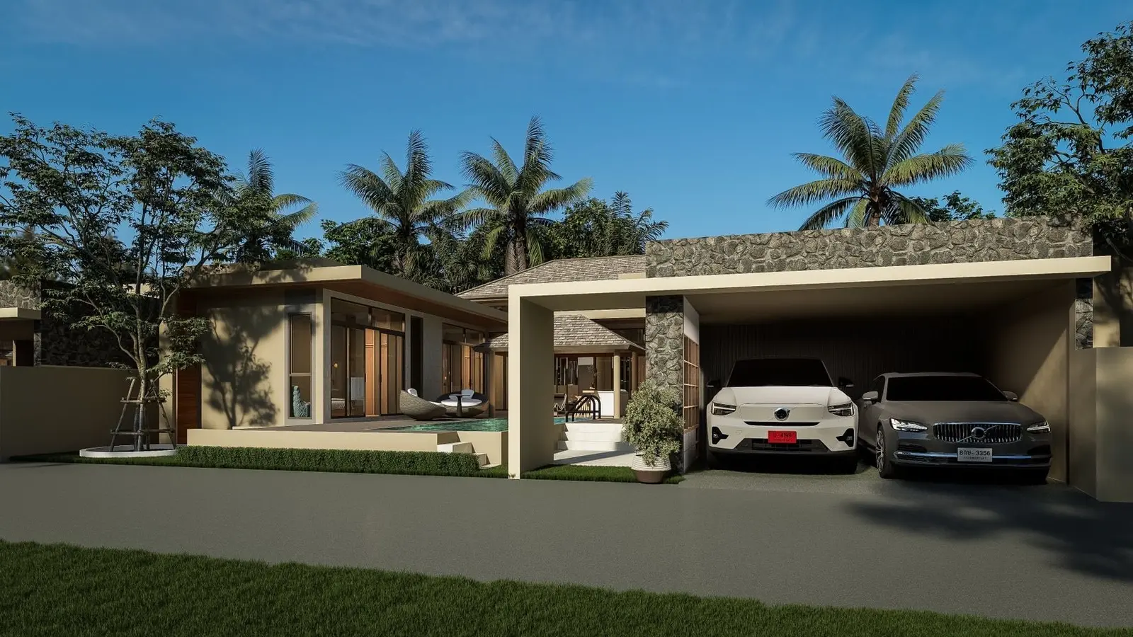 Coco Tropical - four pool villas in Baan Tai