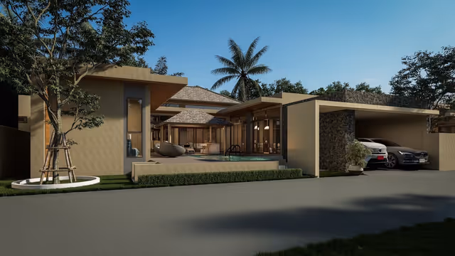 Coco Tropical - four pool villas in Baan Tai - 3