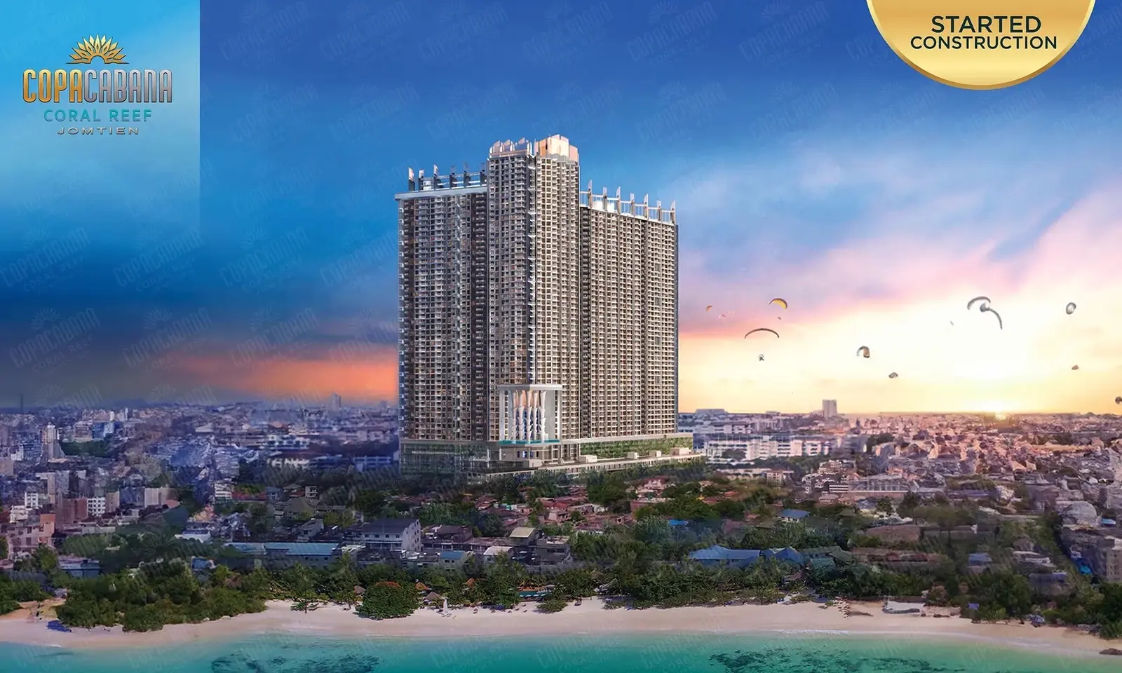 Copacabana Coral Reef - sea-view condominium in Pattaya
