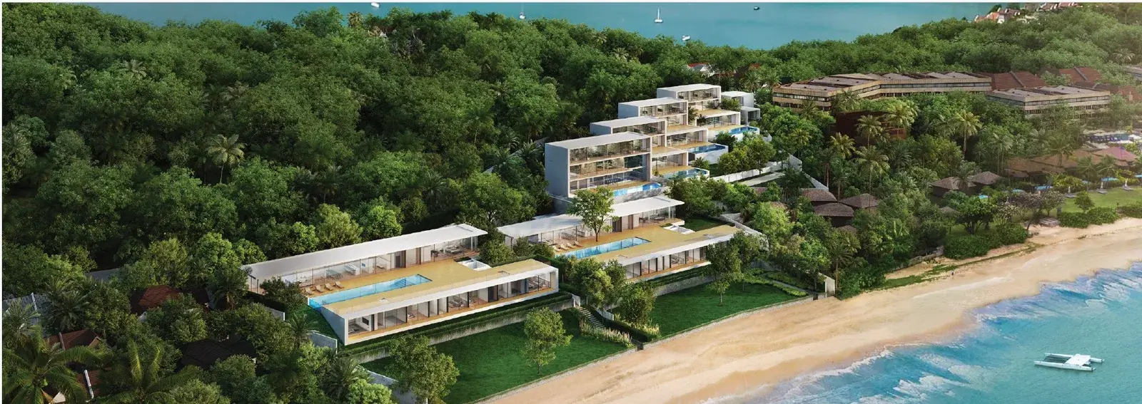 Crescent Bay Beachfront Villas Phuket - nadmorskie wille w budowie