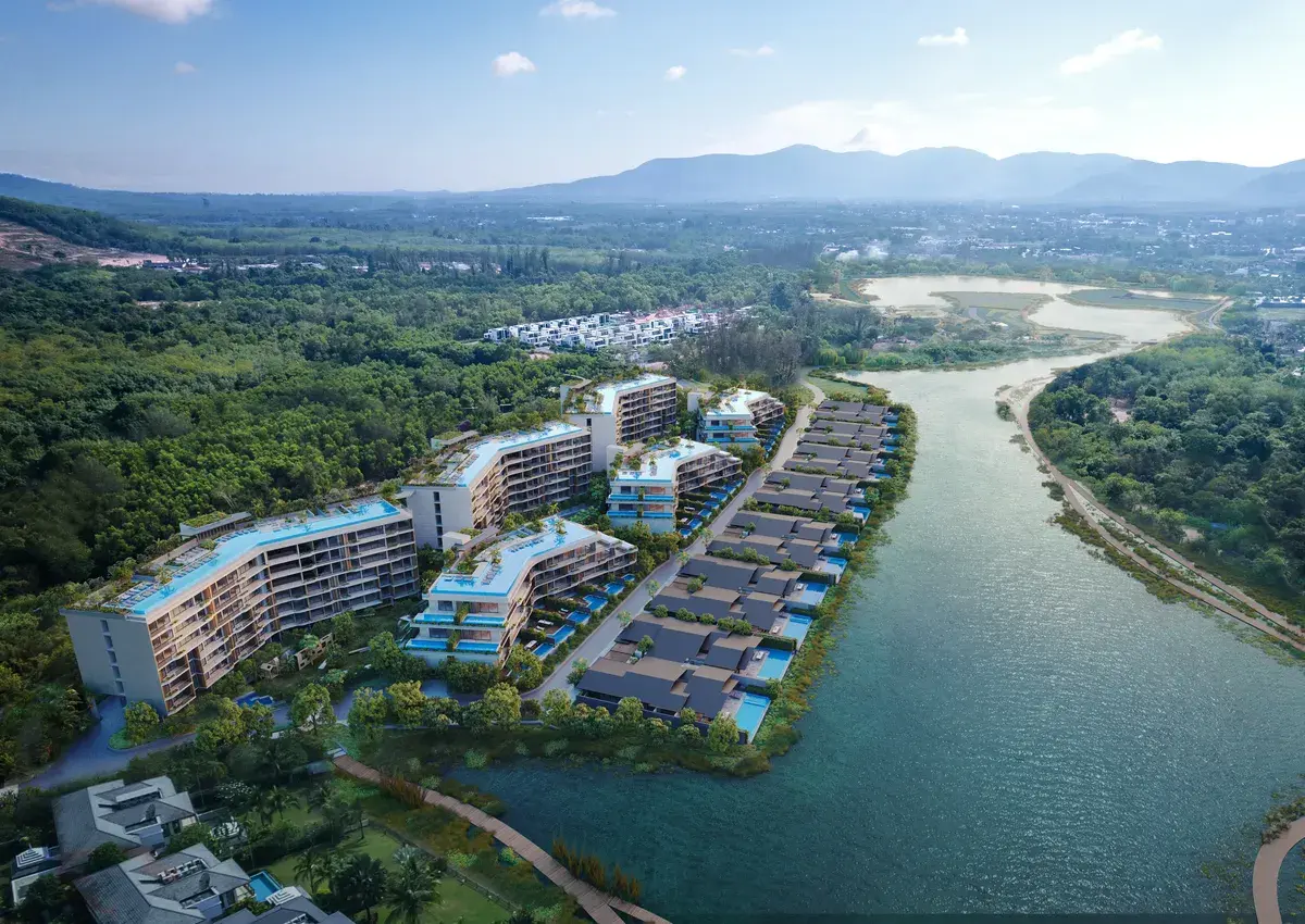 Lakelands Waterside Residences - kondyminimum nad jeziorem w Bang Tao