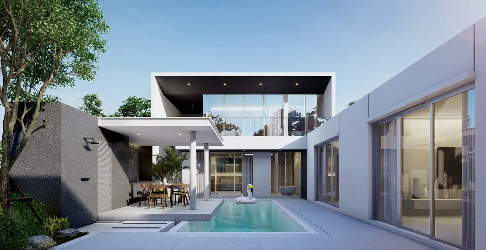 Lay Pearl - kameralny projekt dwóch willi na Phuket