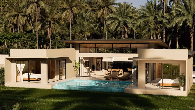 Lucila Beachside Villas - kameralna zabudowa willowa w Maenam - 2
