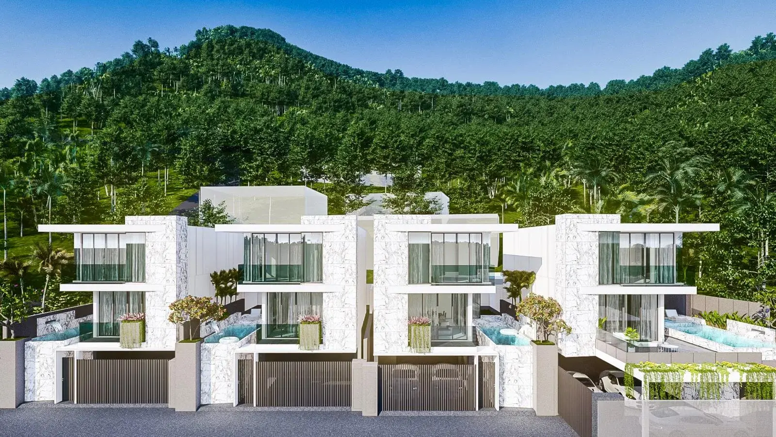 Mali Thai Pool Villas - cztery wille z basenem na Phuket