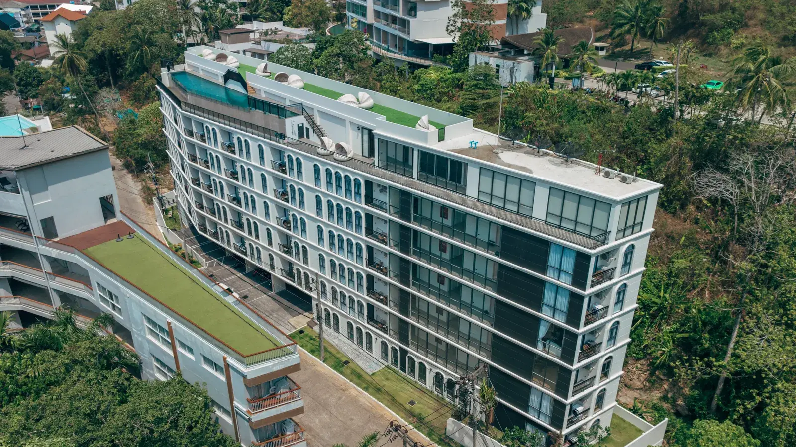 Palmetto Park Condominium - kompaktowe studio i apartament 1-pokojowy na Phuket