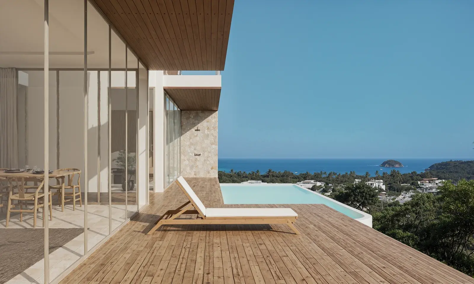 Panorama Kata Ocean View Villas - compact villa project in Karon