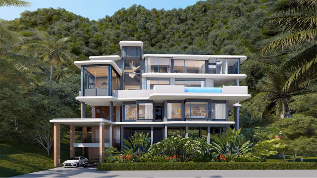 Phuvista Naithon - kameralny projekt 5 willi w północno-zachodnim Phuket - 3