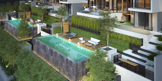 Santi Villas Phase 2 - wille z widokiem na morze w Ban Tai, Koh Samui - 3