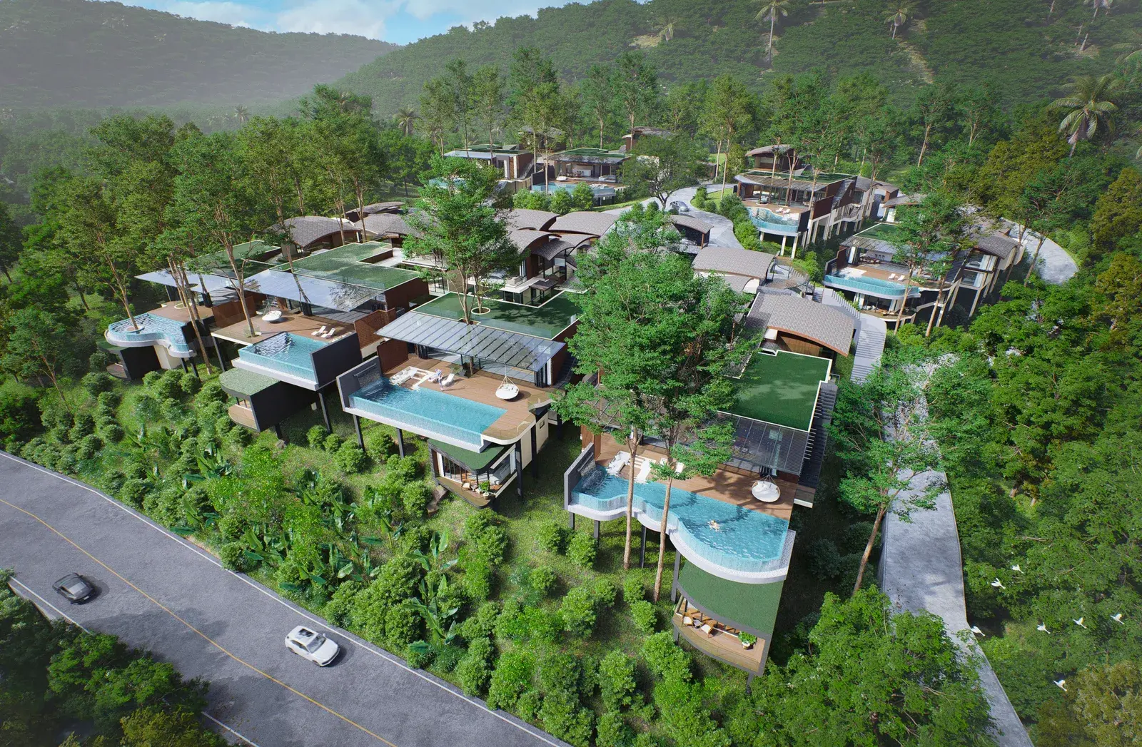 Sinae Residence - wille 4-sypialniane na Phuket