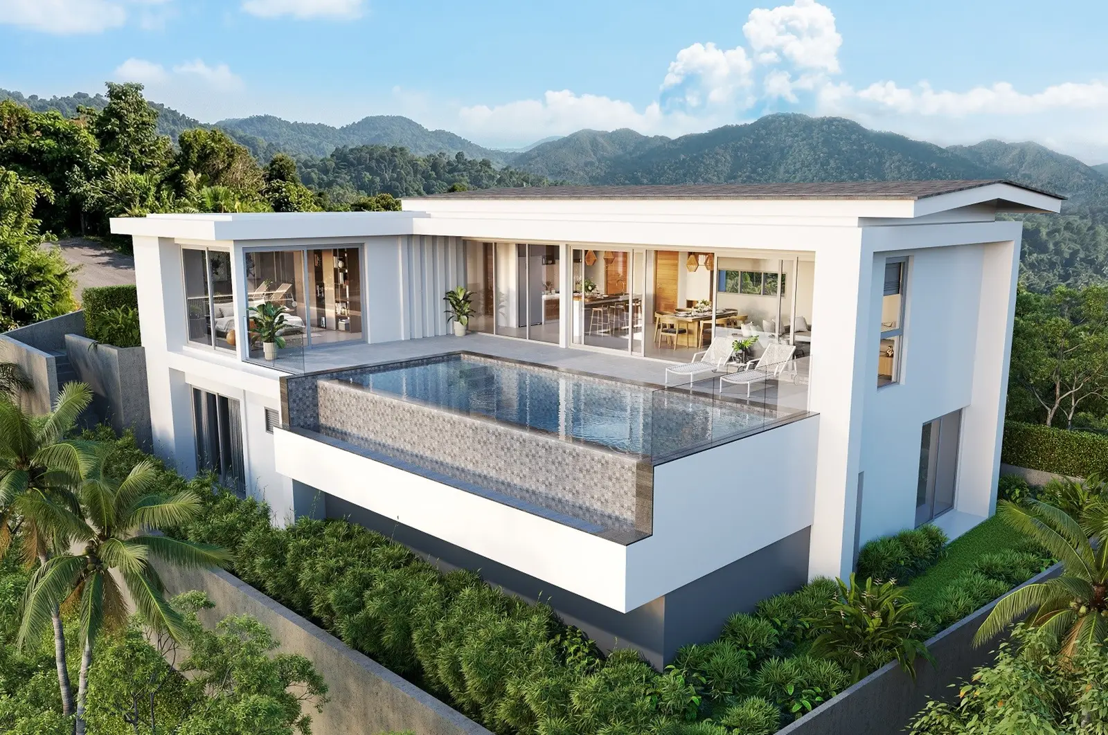Sunrise Bay Villa - willa z widokiem na morze, Choeng Mon