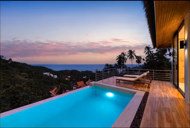 Sunrise Hill Villa - gotowa willa z widokiem na morze, Lamai - 5