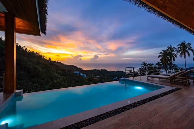 Sunrise Hill Villa - gotowa willa z widokiem na morze, Lamai - 3