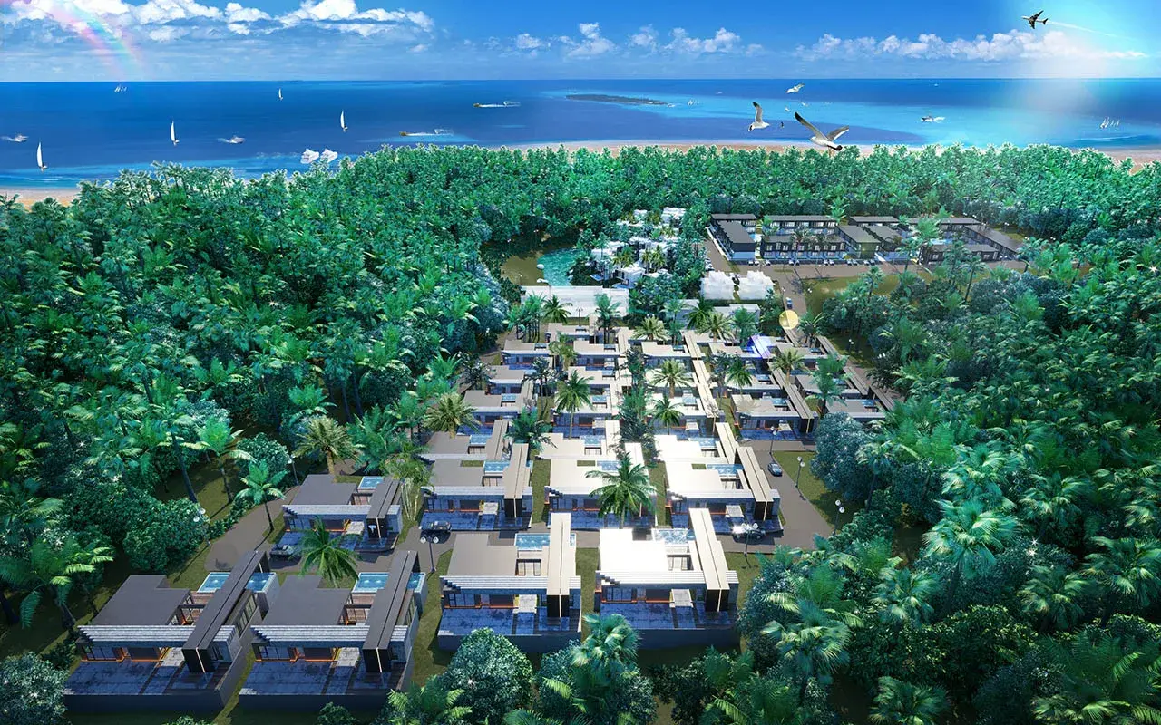 Utopia Maikhao - wille w północnej strefie plaży Mai Khao